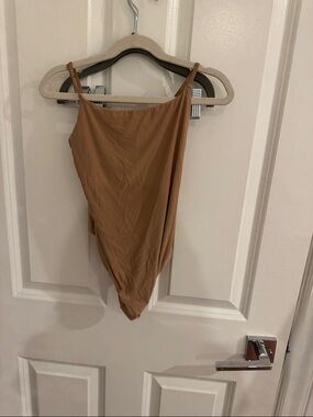Camel brown bodysuit